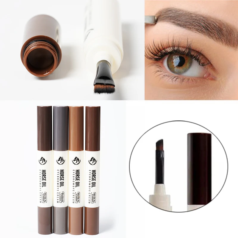Eyebrow Pencil Brush Makeup Fine Eyebrow Pomade Gel Enhancer Waterproof