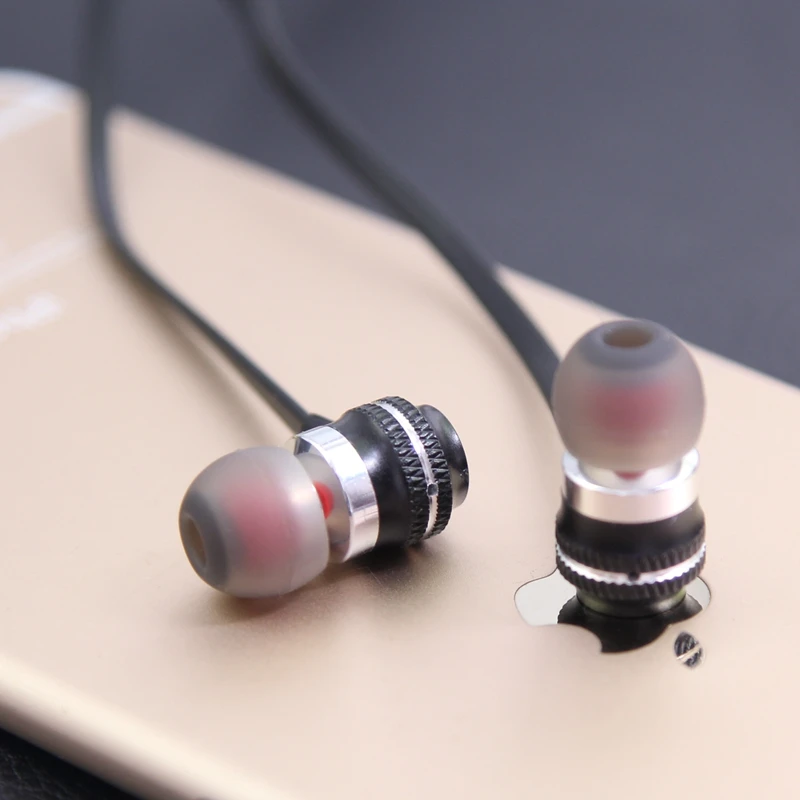 Metal Aluminum Earphone Head phone Stereo 3 5mm Quality Metal Earphones For Samsung iphone Xiaomi MP3 Auriculares Original Brand