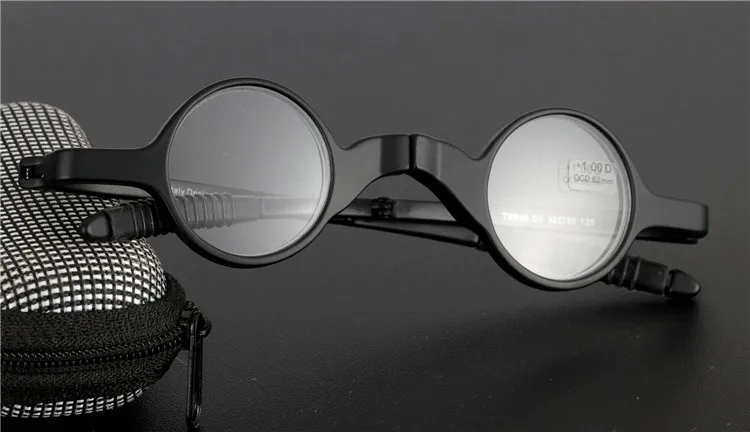 ELECCION новые Reader очки Портативные складные рамки круглые мини очки для чтения для мужчин и женщин лупа очки