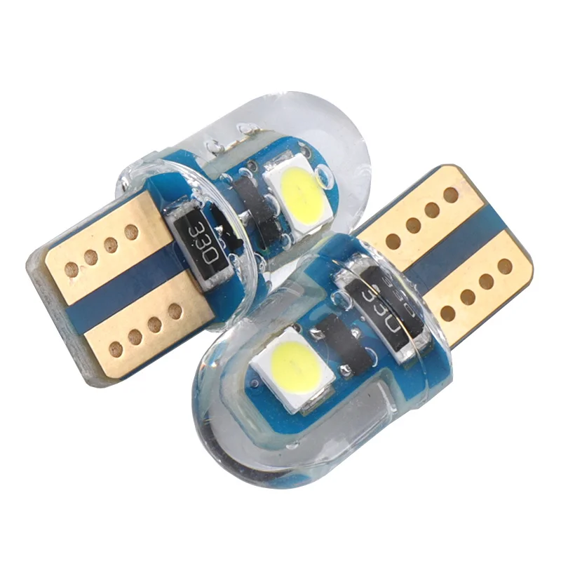 2pcs Signal Lamp 3030 T10 Led Car Bulb W5W Led T10 Led Lamps For Cars White 5W5 Clearance Backup Reverse Light 12V 6000K