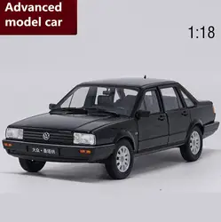 1:18 передовая игрушечная машинка из сплава, Volkswagen Santana Poussin, литая металлическая модель игрушечного автомобиля, Коллекционная модель