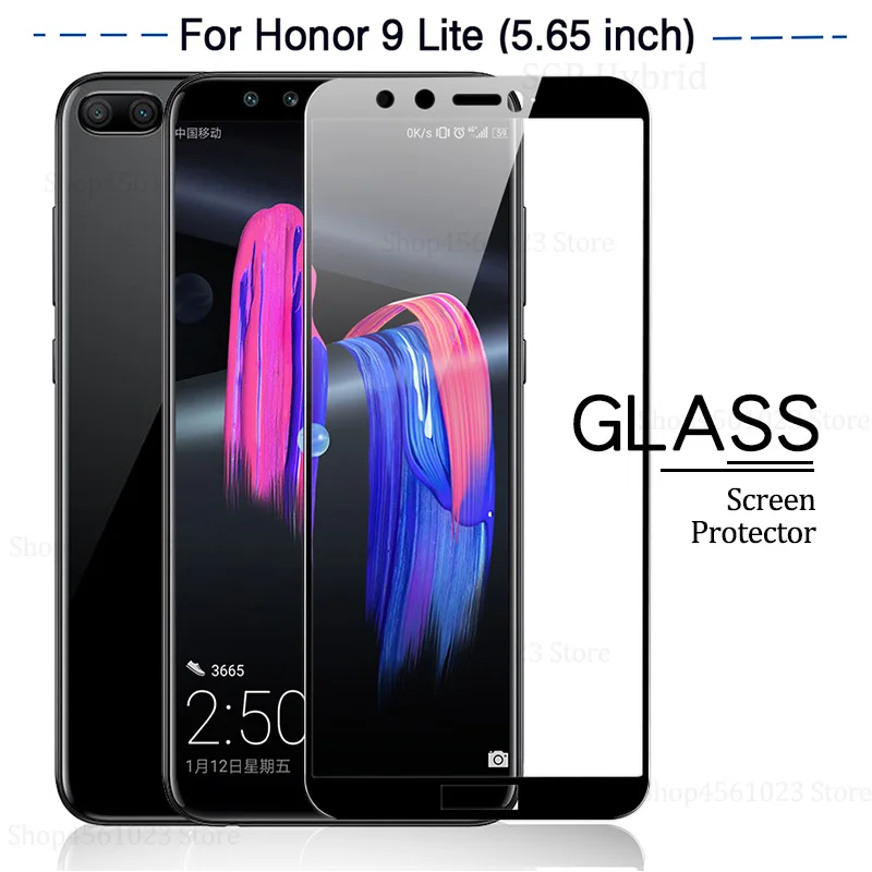 

Tempered Glass For Huawei Honor 9lite 9 10 Lite i 9i 10i 10lite View 10 View10 8s 8 s y 5 y5 2019 Full Cover Screen Protector