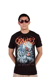 CARNIFEX Die без Hope (дополнительная Large-3XL) Новинка! Футболка с принтом Мужская футболка с коротким рукавом Забавные футболки