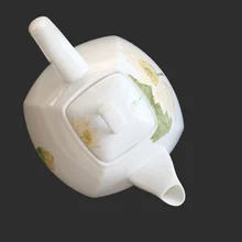 Tangshan костяной фарфоровый чайник большие квадратные керамические горшок фильтр домашний чай набор один чайник большой емкости lo9271119