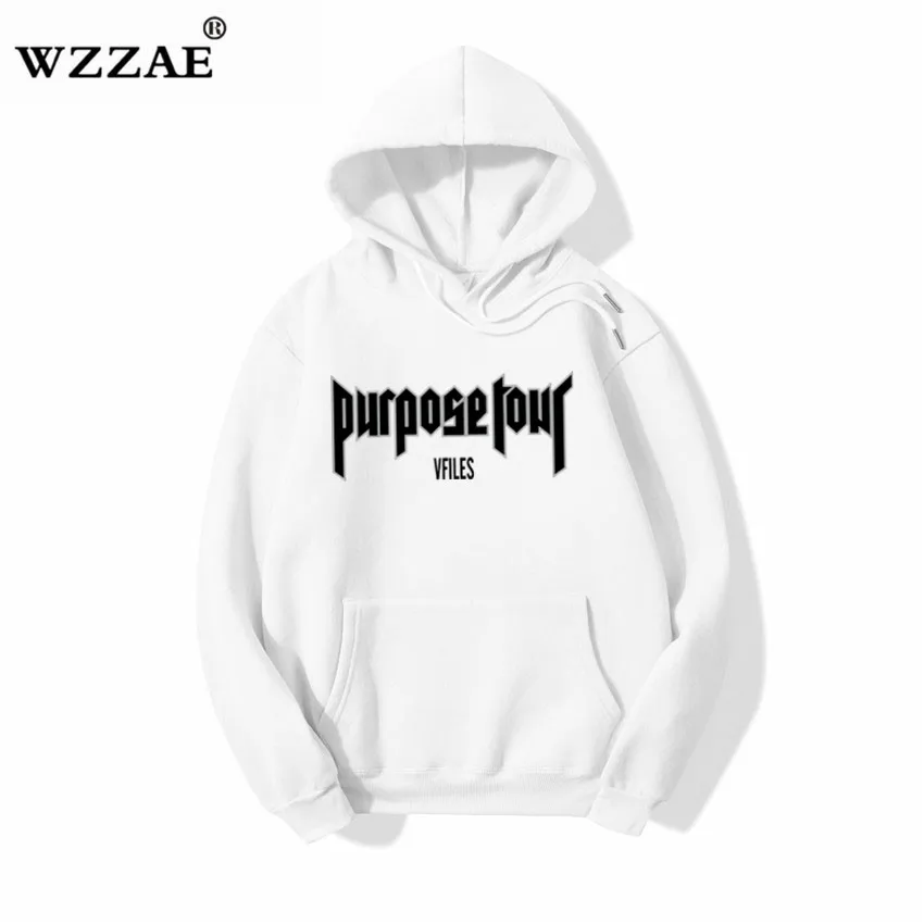 2018 Purpose Tour Sweatshirt Women Men Justin Bieber World Tour Man Hoodie Fashion Brand Cool Version Street Pull Hip Hop