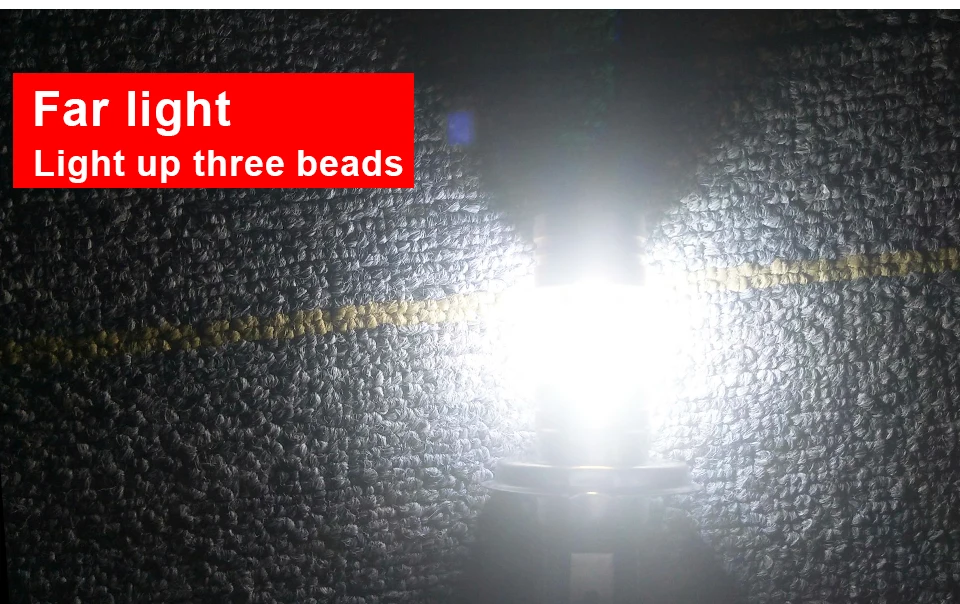 H4 LED COB Motorcycle Headlight Bulb HS1 LED_11