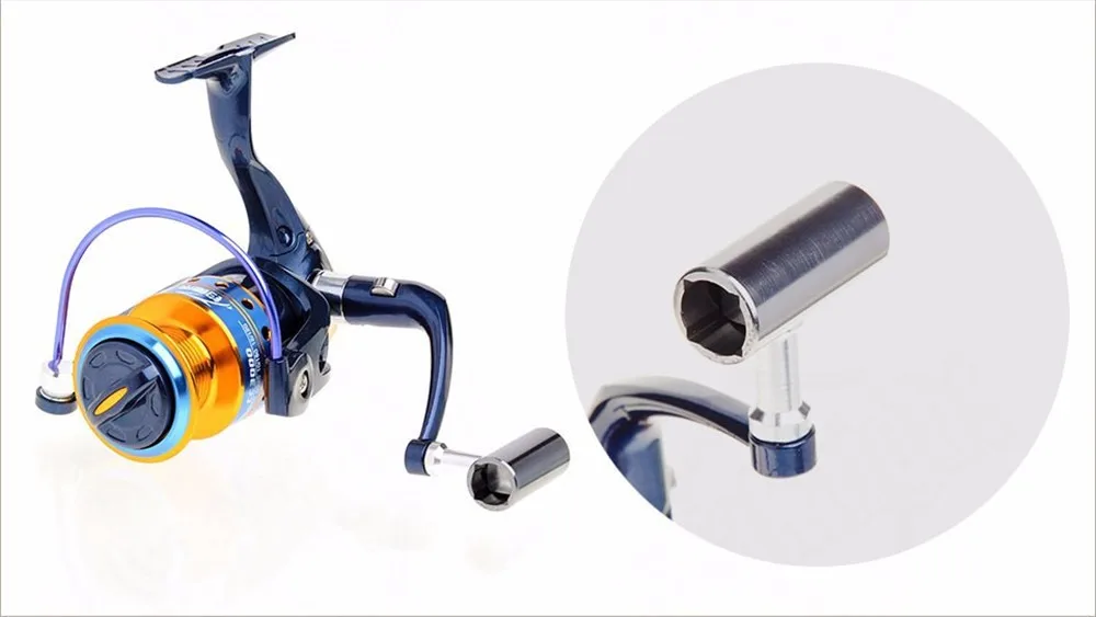 Corpo para Falsa Isca de Peixe de Água Nova Alta Velocidade Spinning Reel Fishing 11bb Ratio 5.2: 1 Azul Suave Salgada 7 Esporte e Lazer