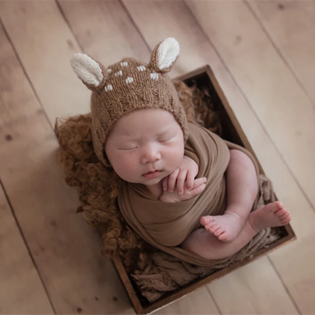 Europa Moda Infantil Touca De Renda Bebê Recém Nascido Bonito