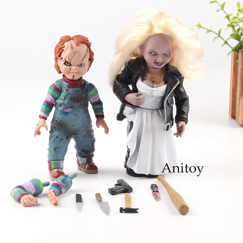 Невеста Чаки убийца Тиффани и кукла Чаки фильм ужасов фигурка ПВХ фигурка Коллекция Модель игрушки