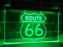 Lb371-rota histórica 66 mother road led neon luz sinal nr decoração da casa artesanato