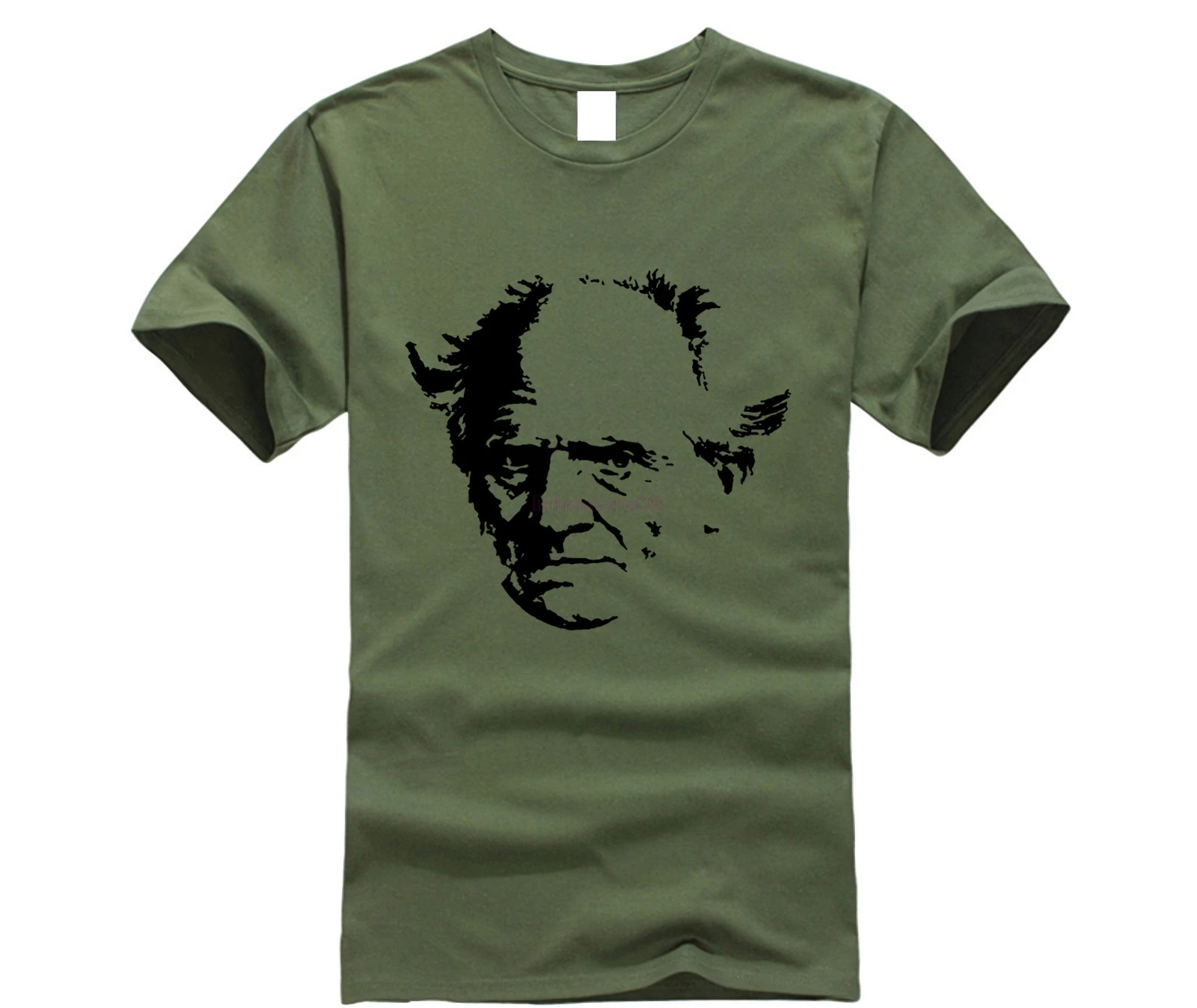 

Arthur Schopenhauer T-Shirt Novelist, Author, Writer, Poetry, Book, Philosophy Men 2019 New Sleeve Cotton Print Plain T Shirts