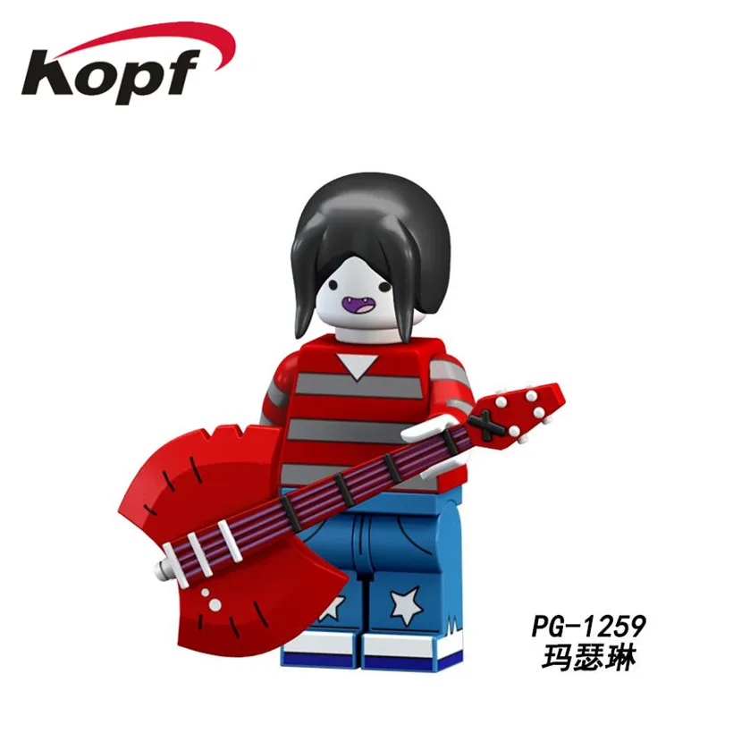 

Singel Sale Cartoon TV Bricks King of the Ooo Adventure Time Marceline Model Building Blocks Action For Children Toys PG1259