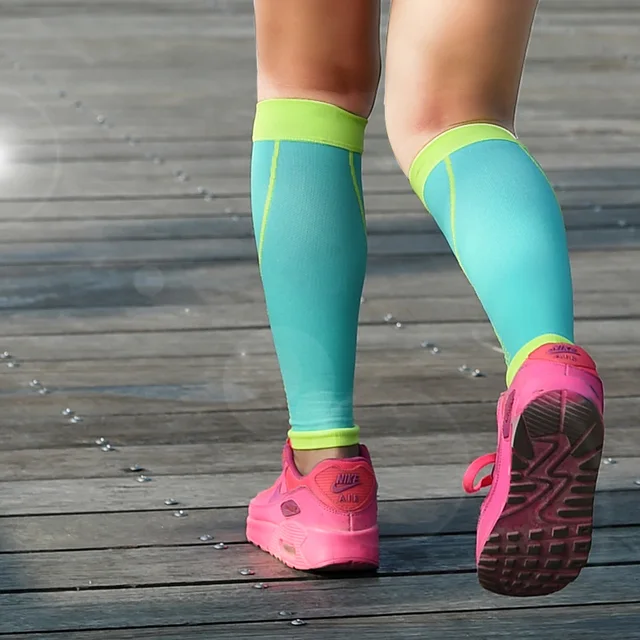 AONIJIE E4068 Calf Compression Leg Sleeves Socks Shin Splint Support Relief For Running Jogging Marathon