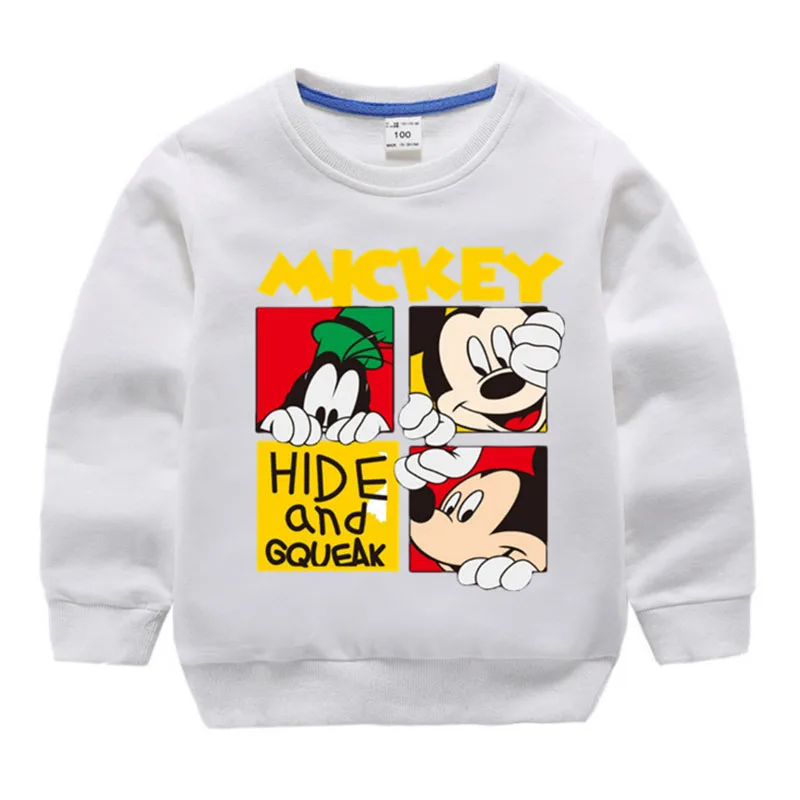 Moggi Cat Cartoon Mickey Boys Sweatshirts for Little Kids Clothes 1-8Years Autumn Spring Children Long Sleeve Cotton Cloth (7)