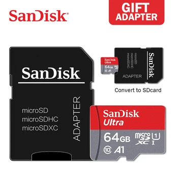 

original Sandisk Ultra Micro SD 128GB 64G 32G 16G Micro SD Card SD/TF Flash Card Memory Card microSD for SmartPhone