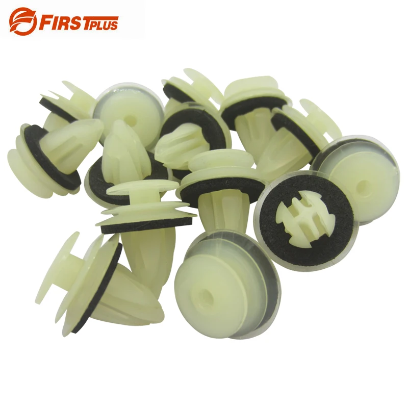 50 Pieces Nylon Auto Clips Rivets Car Door Trim Panel Bumper Fender Fastener Retainer Solid | Автомобили и мотоциклы