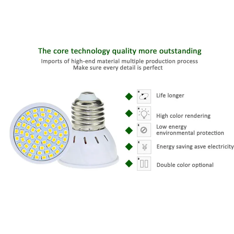 E27 LED Bulb Lamp GU10 MR16 LED Spotlight SMD 2835 48led 60led 80led High Bright Lamparas LED AC220V 230V Spot Lampada LED E27 LED Bulb Lamp GU10 MR16 LED Spotlight SMD 2835 48led 60led 80led High Bright Lamparas LED AC220V 230V Spot Lampada LED