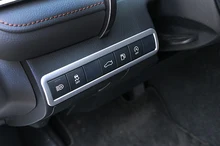 Car Styling Accessories 1PCS ABS Matte Interior Headlight Headlamp Adjustment Button Cover Trim For Toyota Camry XV70 2018