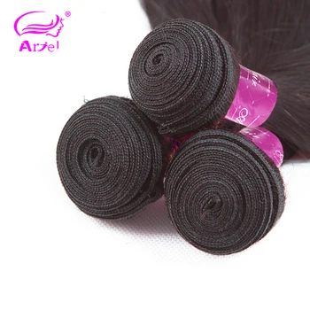 Ariel Hair Extension Straight Bundles Brazilian Hair Weave Bundles 28 32 30 Inch Bundles Non Remy Double Weft Human Hair Bundles 4