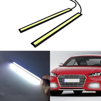 

2x 17cm Waterproof Car LED DRL Daytime Running Light For Audi A3 A4 B6 B8 B7 B5 A6 C5 C6 A5 Q5 8P 8L 8V Q7 80 TT 100 Q3 A8 A1 A2