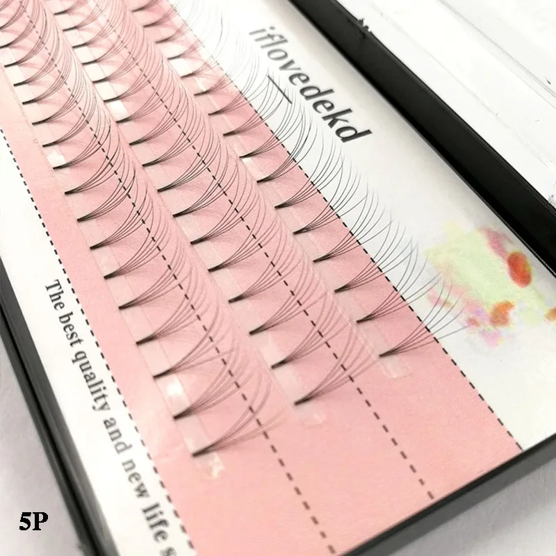 

iflovedekd Volume Eyelash Extensions 3D/4D/5D/6D/7D/10D Flare Lashes Cluster False Eyelashes 60 bundles/boxes