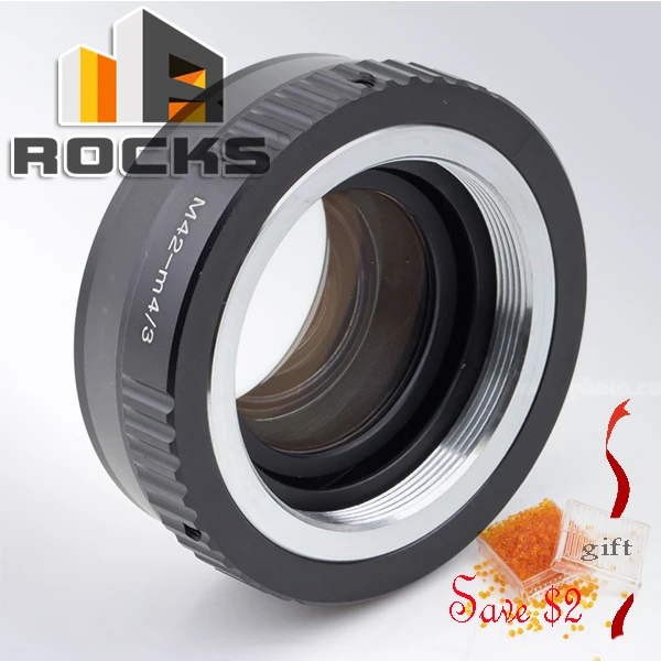 Save $2!! Focal Reducer Speed Booster adap.ter work for M42 Lens to Micro 4/3 camera GX7 GF6 GH3 G5   OM-D E-M1  E-P5 E-PL5