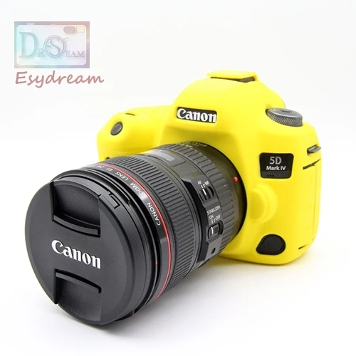 Резиновый силиконовый чехол для камеры Canon EOS 5D4 5D Mark IV 5D Mark 4 MK4 - Цвет: Normal Yellow