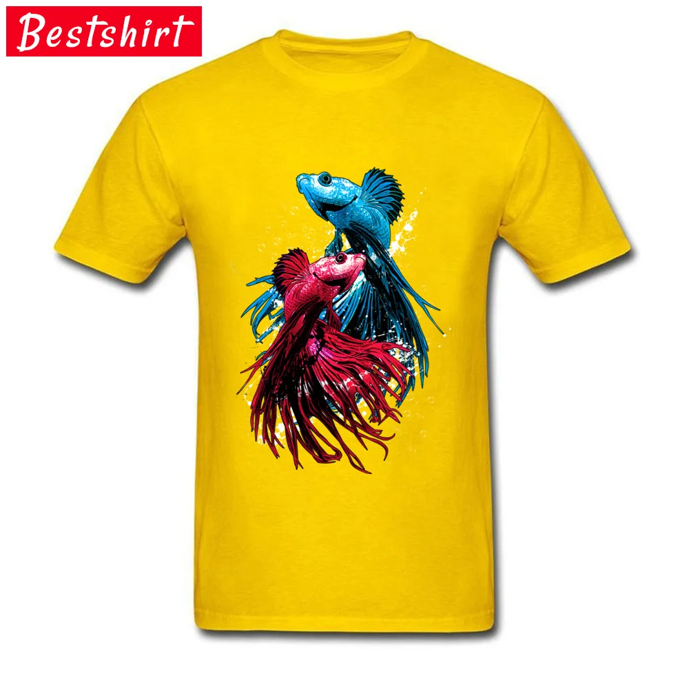 Hip Hop Men Top T-shirts Crewneck Short Sleeve 100% Cotton Aquarium V.II Tops Shirts Camisa T Shirt Wholesale Aquarium V.II yellow