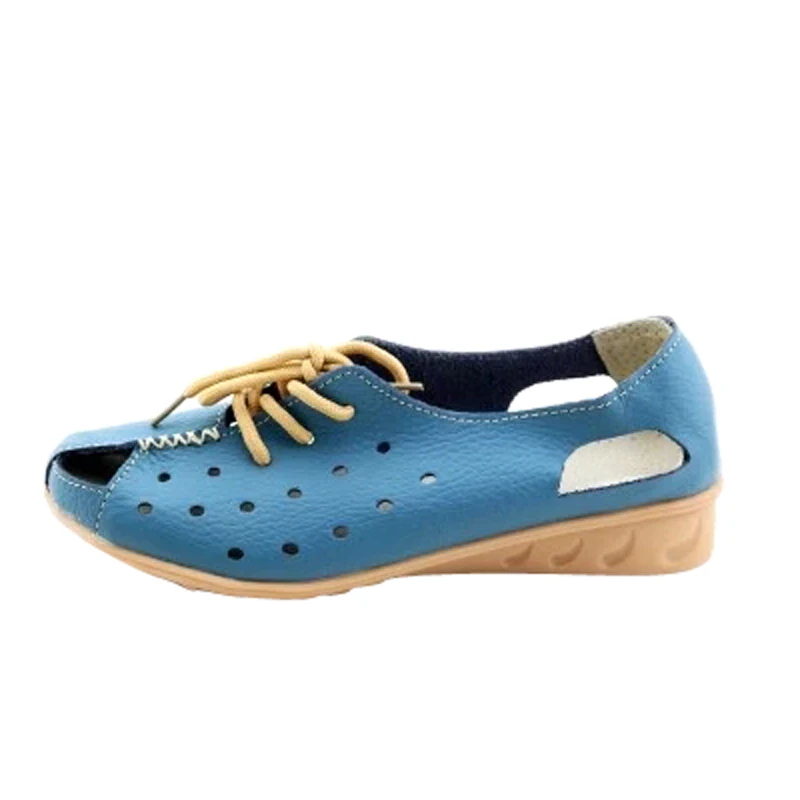 HEE GRAND/босоножки из спилка; летние сандалии-гладиаторы на танкетке; обувь на платформе; женская дышащая обувь на шнуровке; XWZ2761 - Цвет: blue