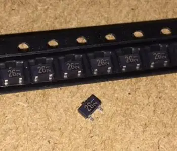 

100pcs DTC144EKA DTC144 DTC144EK SOT-23 DTC144E MARKING 26