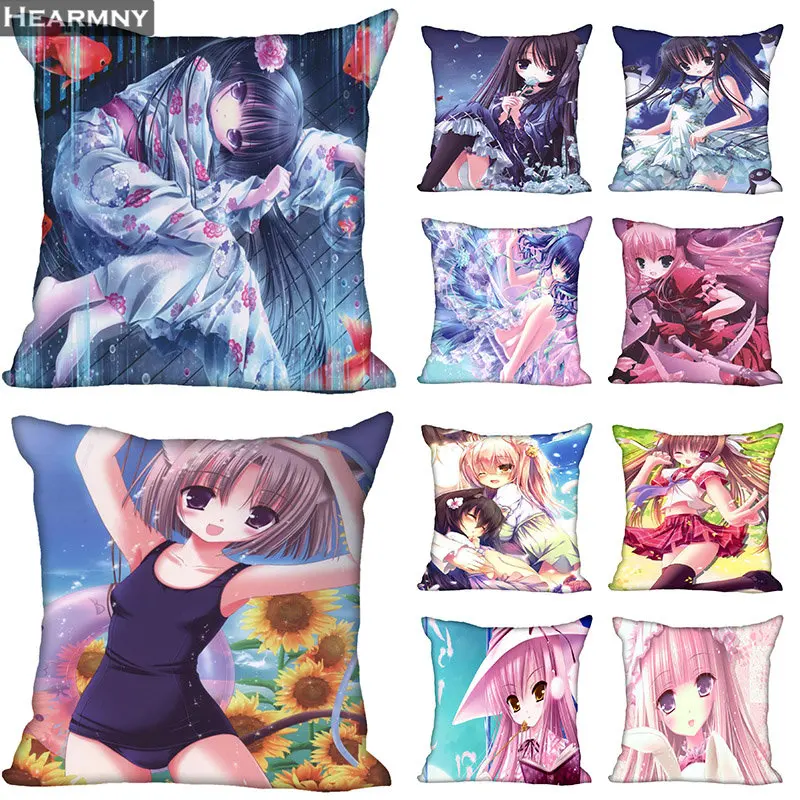 

Byakuya Chakai Anime Pillow Case For Home Decorative Pillows Cover Square Invisible Zippered Throw PillowCases 40X40,45X45cm