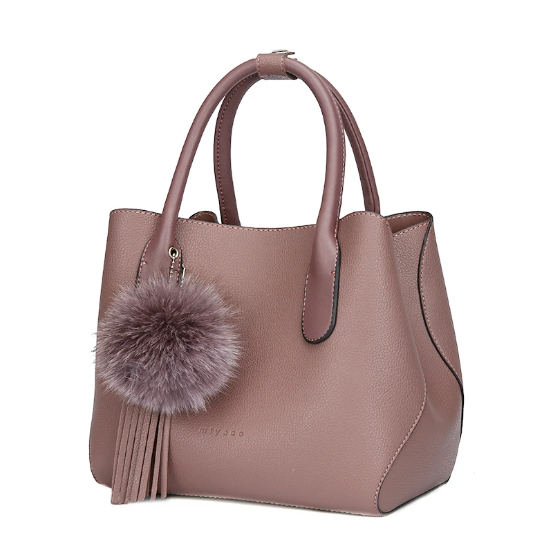 MIYACO Women's Handbags Brand Ladies Bags Totes Female Messenger Bag Casual Hand Bag Set with Floral Pouch