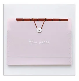 EZONE 5/8 Сетчатая Сумка для документов, папка для файлов, расширяющийся кошелек, переносная сумка для органов, А4 бумага для органайзера, держатель для офиса, школьные принадлежности - Color: Pink 5 Grid