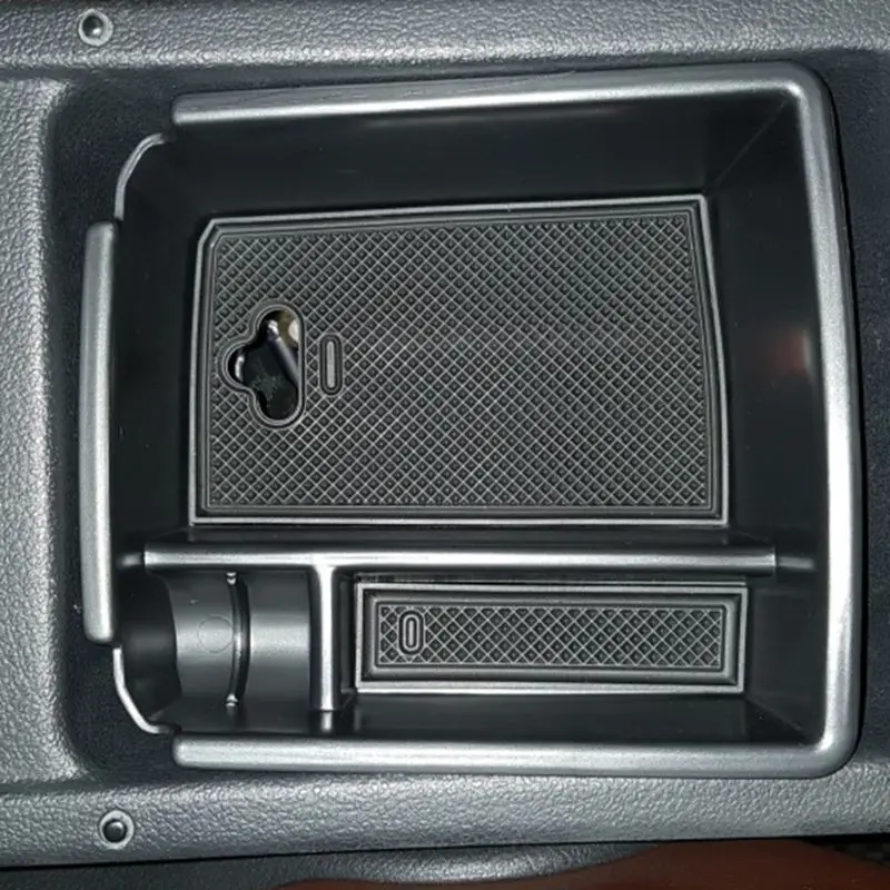 Автомобильная центральная консоль, органайзер, лоток, подлокотник, коробка для хранения для VW Tiguan MK2, автомобильные аксессуары