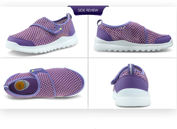 UOVO Spring Summer Kids Shoes Breathable Casual Shoes For Boys And Girls Light-weight Sport Shoes Kids Sneakers Size 28#-37#