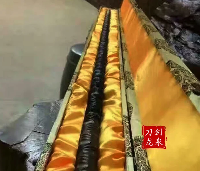 Top high carbon steel golden cudgel rod torsion Wushu rod