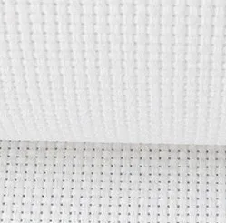 

oneroom 6th FREE Shipping Top Quality 16CT embroidery canvas, cross stitch canvas of white color light green
