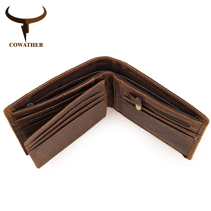 COWATHER 100% top quality cow genuine leather men wallets fashion splice purse dollar price carteira masculina original brand COWATHER 100% top quality cow genuine leather men wallets fashion splice purse dollar price carteira masculina original brand