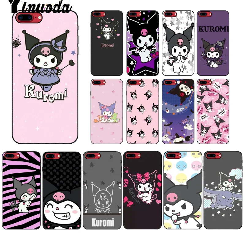 Yinuoda Kuromi красочные милые новые чехлы для телефона чехол iPhone 8 7 6 6S Plus 5 5S SE XR X XS MAX Coque
