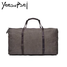 YeeSupSei Новая Винтажная Мужская Холщовая Сумка для путешествий, Большая вместительная мягкая ручка, Женская багажная дорожная сумка, складная сумка Bolsa