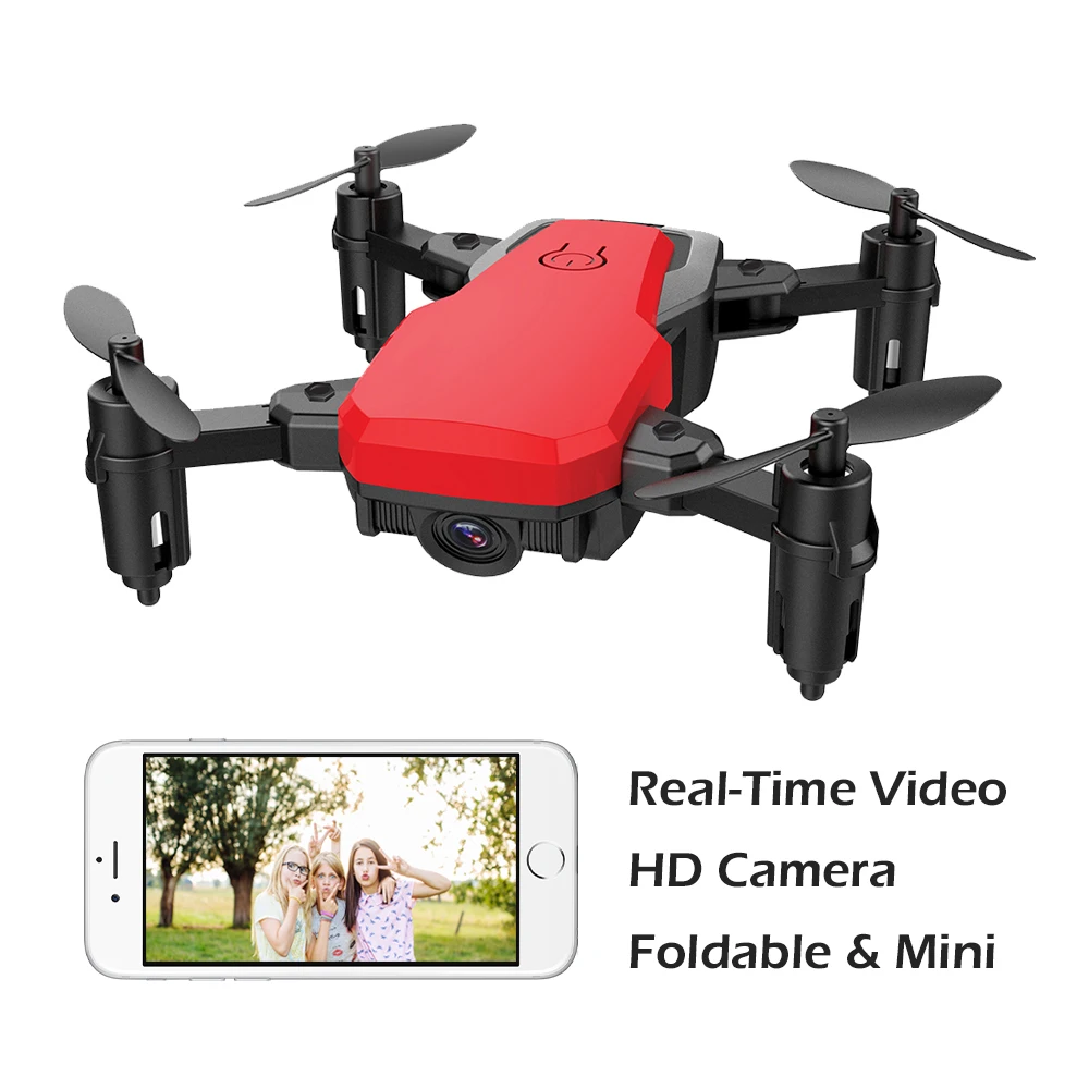 Drone with HD Camera RC Foldable Mini Drone FPV Quadcopter Aircraft Selfie Drone Foldable Drone VS S9W Drone 
