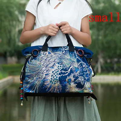 

New Fashion National embroidery Multi-use Shopping Casual Tote!Nice Animal Embroidered Women Shoulder&Handbags National Carrier