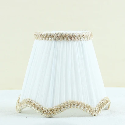 

High Quality White lace creative lamp shades, Modern handmade fabric lamp shades for Chandelier, Elegant Mini wall Lamp Shade