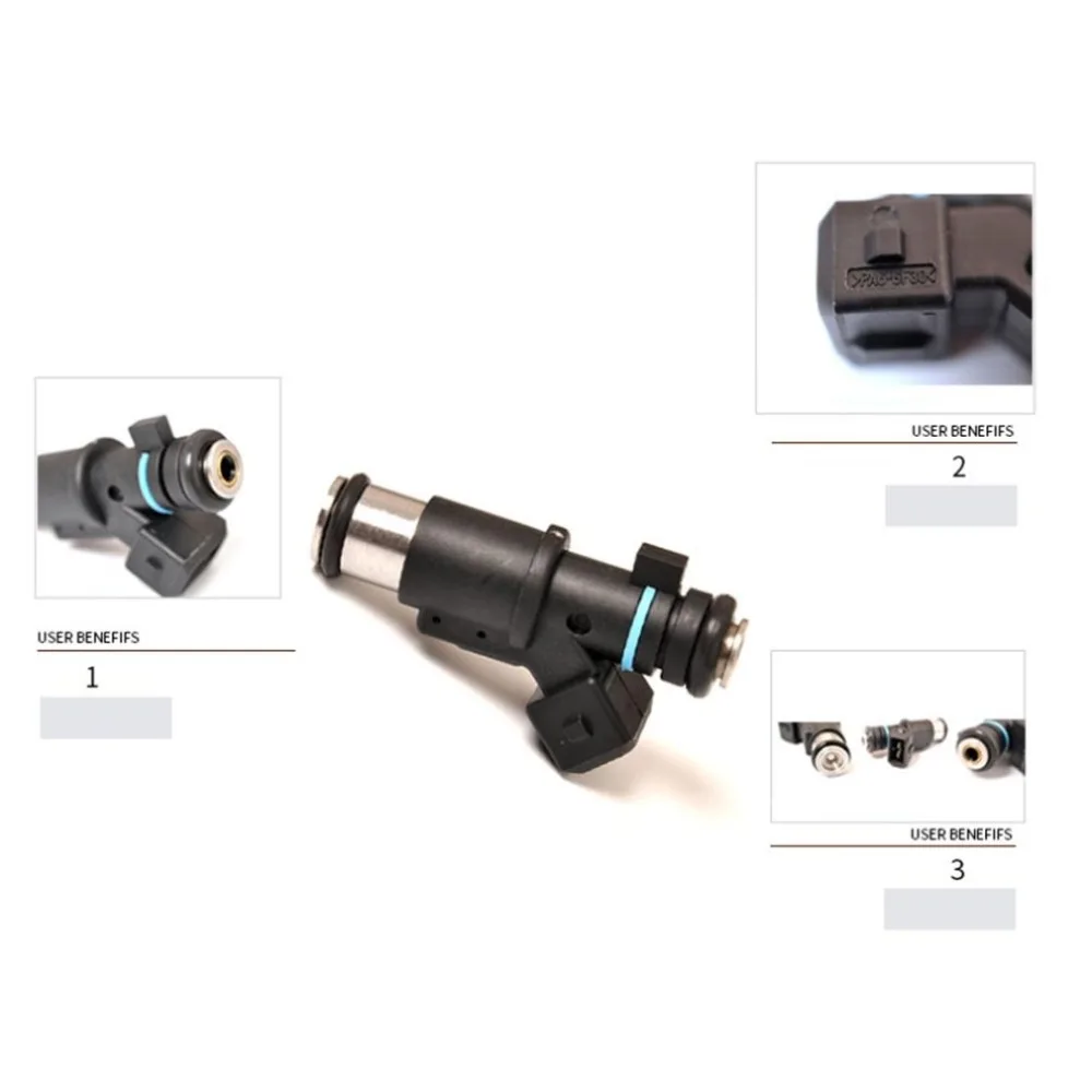 

Mini Compact Design Fuel Injector 01F002A Connector Fuel Injector EV Suitabel for Peugeot for Citroen Series Cars