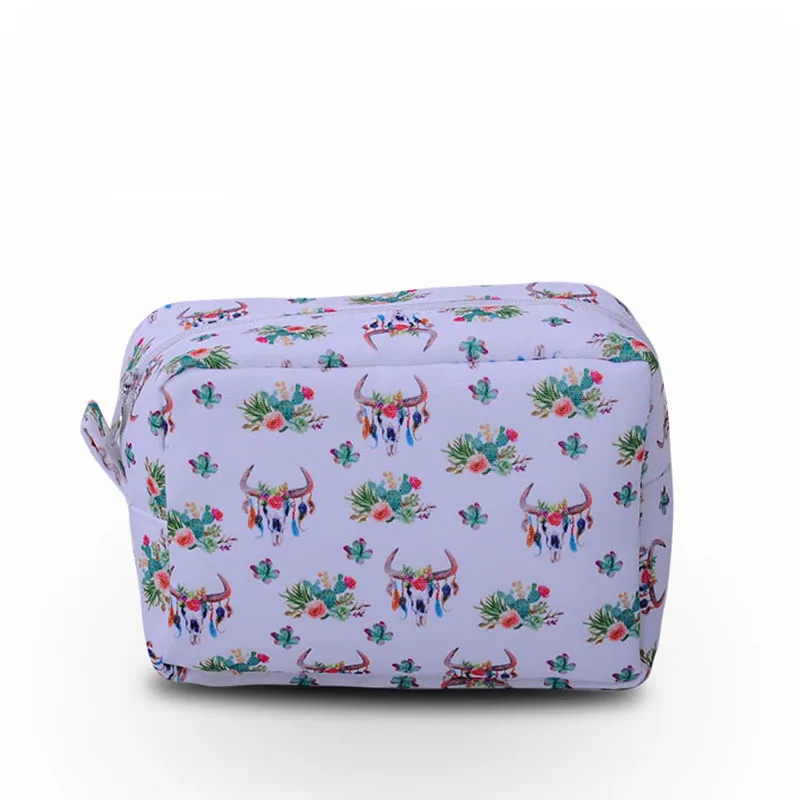 Bullskull Cosmetic Bags Arrow Boots Toiletry Bag With Cactus Printed