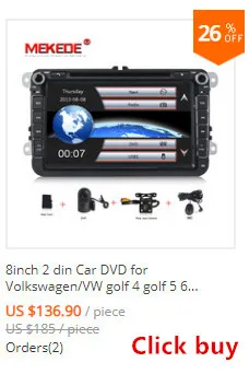 Discount 1024x600 9" Android 9.1 2+32G Car Multimedia  player for VW SKODA Octavia SEAT GOLF 5 Golf 6 POLO PASSAT B5 B6 JETTA TIGUAN DVD 1