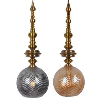 

Classical Glass Pendant Lights Mediterranean Sea Style Hanglamp Foyer Dining room Bedroom Hall Hanging Light Fixtures Loft Deco