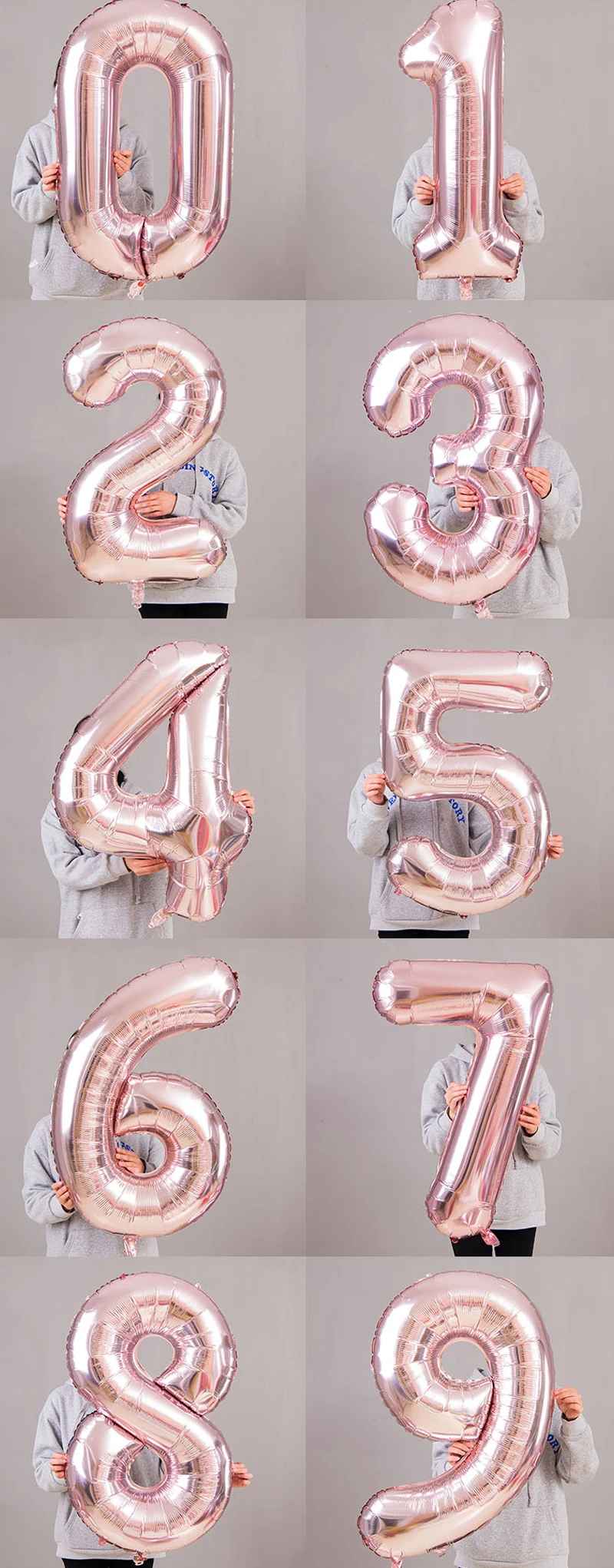 40inches number balloons0-9
