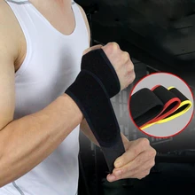 1 шт. браслет на запястье повязка обернутая эластичная повязка фитнес тяжелая атлетика Регулируемая теннисная дышащая поддержка запястья