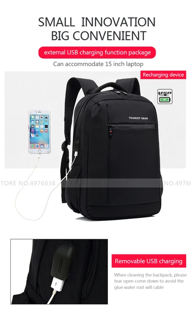 Brand Design Men mochila usb charging anti theft backpack Travel Bag rugzak 15.6 inch laptop Swiss backpack men waterproof
